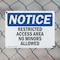 Signmission Restricted Access Area No Minors Allowed OSHA Notice Sign, Plastic, 10in W x 7in L, 2PK OS-2PACK-NS-P-710-L-18062 - alternate 6